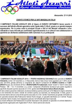 EVENTO STORICO PER LE ARTI MARZIALI IN ITALIA - ASD Vovinam Viet Vo Dao ...