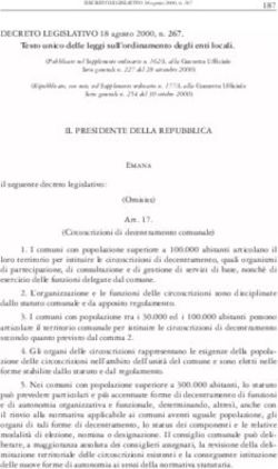 IL PRESIDENTE DELLA REPUBBLICA