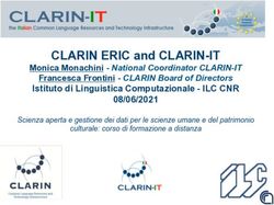 CLARIN ERIC and CLARIN-IT - Zenodo