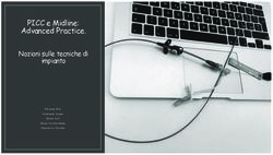 PICC e Midline: Advanced Practice - Nozioni sulle tecniche di impianto - ASST Fatebenefratelli Sacco