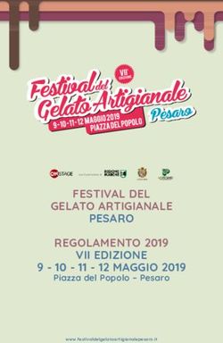 FESTIVAL DEL GELATO ARTIGIANALE PESARO REGOLAMENTO 2019 VII EDIZIONE 9 10 - 11 - 12 MAGGIO 2019 - Piazza del Popolo - Pesaro