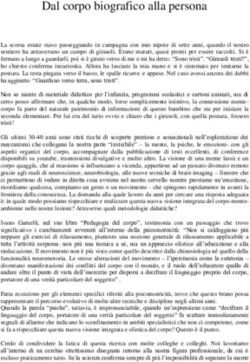 Dal corpo biografico alla persona - Taiji del Cuore