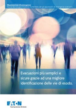 Evacuazioni pi&ugrave; semplici e sicure grazie ad una migliore identificazione delle vie di esodo - Illuminazione di emergenza