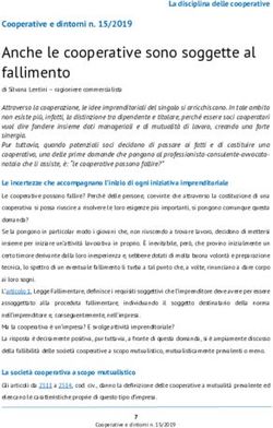 Anche le cooperative sono soggette al fallimento