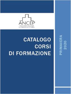 CATALOGO CORSI DI FORMAZIONE