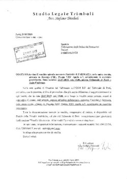 STUDIO LEGALE TRIMBOL* AVV. STEFANO TRIMBOCI - FOFI