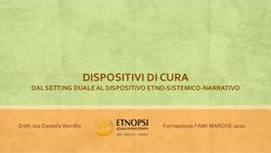 DISPOSITIVI DI CURA DAL SETTING DUALE AL DISPOSITIVO ETNO-SISTEMICO-NARRATIVO - DOTT.SSADANIELAVERCILLO FORMAZIONEFAMIMARCHE2020 - REGIONE MARCHE