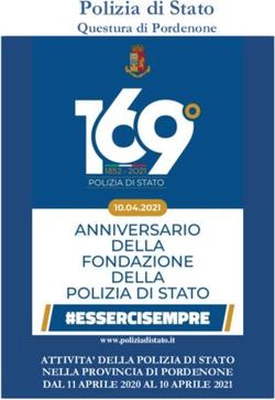 Polizia di Stato Questura di Pordenone - ATTIVITA' DELLA POLIZIA DI STATO NELLA PROVINCIA DI PORDENONE DAL 11 APRILE 2020 AL 10 APRILE 2021