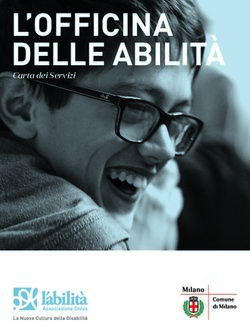 L'OFFICINA DELLE ABILITÀ - Carta dei Servizi