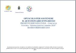 OPUSCOLO PER SOSTENERE IL QUESTIONARIO D'INGRESSO - Comune di ...