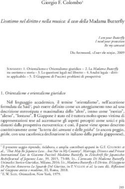 L'esotismo nel diritto e nella musica: il caso della Madama Butterfly - Roma Tre-press