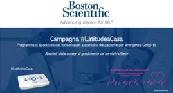 Campagna #LatitudeaCasa - Programma di spedizioni dei comunicatori a domicilio del paziente per emergenza Covid-19 Risultati della survey di ...