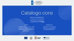 Catalogo corsi PASS IMPRESE - POR PUGLIA 2014/2020 - Confcommercio Foggia