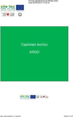 ARGO Capitolato tecnico - Bandi Alto Adige