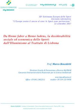 Da Homo faber a Homo ludens, la desiderabilità sociale ed economica dello Sport: dall'Illuminismo al Trattato di Lisbona