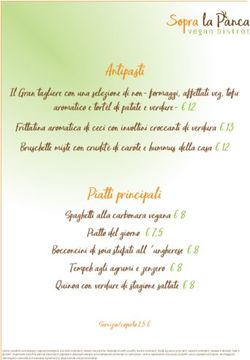 Antipasti Il Gran tagliere con una selezione di non-formaggi, affettati veg, tofu aromatico e tort&egrave;l di patate e verdure- &euro; 12 Frittatina ...