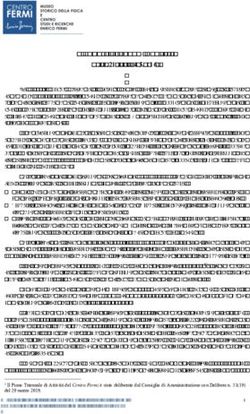 BILANCIO DI PREVISIONE 2020