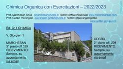 Chimica Organica con Esercitazioni 2022/2023