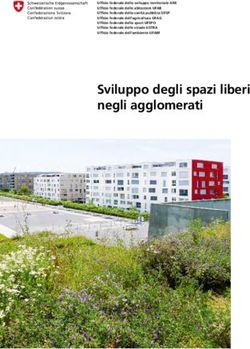 Sviluppo degli spazi liberi negli agglomerati - Bundesamt für ...