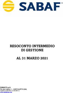 RESOCONTO INTERMEDIO DI GESTIONE AL 31 MARZO 2021 - Sabaf ...