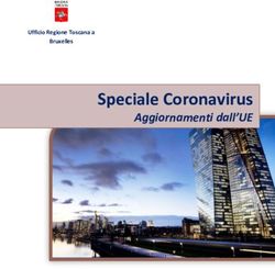 Speciale Coronavirus Aggiornamenti dall'UE - Ufficio Regione Toscana a Bruxelles
