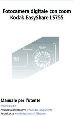 Fotocamera digitale con zoom Kodak EasyShare LS755 - Manuale per l'utente