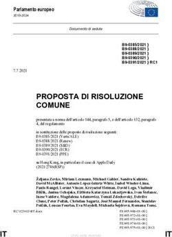 PROPOSTA DI RISOLUZIONE COMUNE