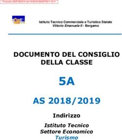 5A AS 2018/2019 DOCUMENTO DEL CONSIGLIO DELLA CLASSE - Vittorio-Emanuele