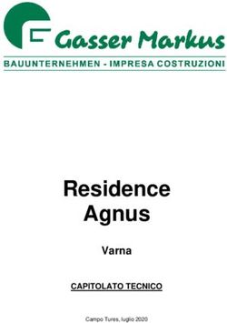 Residence Agnus Varna - CAPITOLATO TECNICO - Willeitimmojus