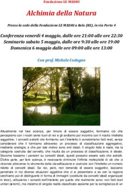 Alchimia della Natura - Fondazione Le Madri