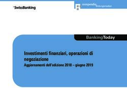 Investimenti finanziari, operazioni di negoziazione - Aggiornamenti dell'edizione 2018 - giugno 2019 - Banking ...