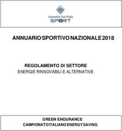ANNUARIO SPORTIVO NAZIONALE 2018 - REGOLAMENTO DI SETTORE ENERGIE RINNOVABILI E ALTERNATIVE - ACI Sport
