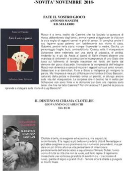 NOVITA' NOVEMBRE 2018- Comune di Langhirano