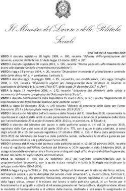 Il Ministro del Lavoro e delle Politiche Sociali