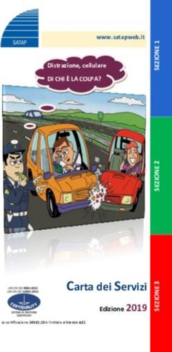 Carta dei Servizi Edizione 2019 - SATAP