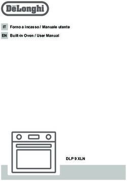 EN Built-in Oven / User Manual