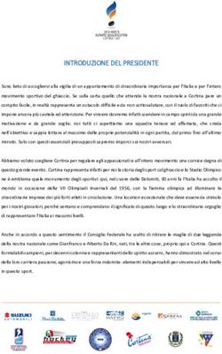 INTRODUZIONE DEL PRESIDENTE - SG Cortina