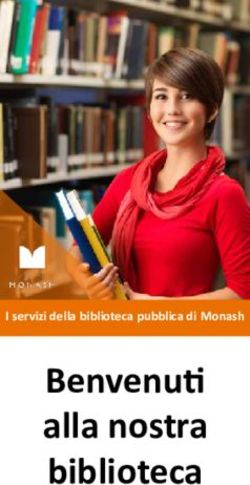 Benvenuti alla nostra biblioteca - I servizi della biblioteca pubblica di Monash - Monash Public Library
