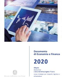 2020 Documento di Economia e Finanza - Allegato #italiaveloce - Filt Cgil
