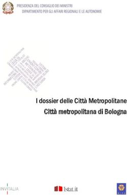 I dossier delle Citt&agrave; Metropolitane Citt&agrave; metropolitana di Bologna