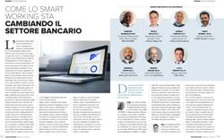 COME LO SMART WORKING STA - CAMBIANDO IL SETTORE BANCARIO L' andamento della pande-Banca del Sempione