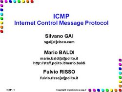 ICMP Internet Control Message Protocol - Silvano GAI