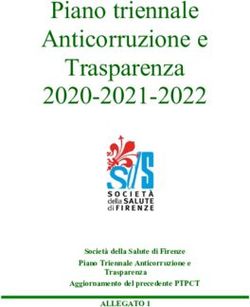 Piano triennale Anticorruzione e Trasparenza 2020-2021-2022 - Societ&agrave; della Salute di Firenze Piano Triennale Anticorruzione e Trasparenza ...