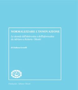 NORMALIZZARE L'INNOVAZIONE - Le vicende dell'elettronica e dell'informatica da Adriano a Roberto Olivetti - Fondazione Adriano Olivetti