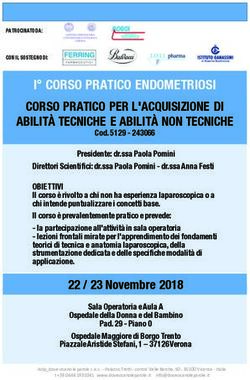 I CORSO PRATICO ENDOMETRIOSI - CORSO PRATICO PER L'ACQUISIZIONE DI ABILITÀ TECNICHE E ABILITÀ NON TECNICHE - Dove Osano Le Parole