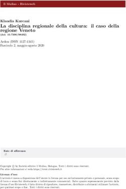 La disciplina regionale della cultura: regione Veneto - Rivisteweb