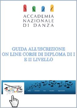 GUIDA ALL'ISCRIZIONE ON LINE CORSI DI DIPLOMA DI I E II LIVELLO