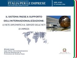 IL SISTEMA PAESE A SUPPORTO DELL'INTERNAZIONALIZZAZIONE: Roadshow.ice.it