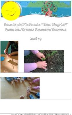 Scuola dell'Infanzia "Don Negrini" - PIANO DELL'OFFERTA FORMATIVA TRIENNALE 2016-19