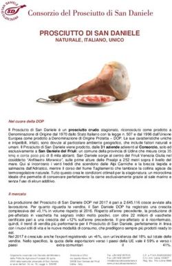PROSCIUTTO DI SAN DANIELE - NATURALE, ITALIANO, UNICO